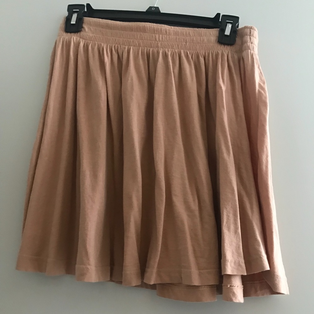 Mini dusty pink skirt